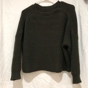 American eagle crop sweater